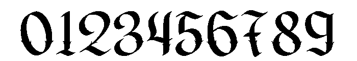 Glendork Ornate Font OTHER CHARS