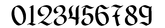 Glendork Font OTHER CHARS