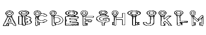 Glenn Regular Font UPPERCASE