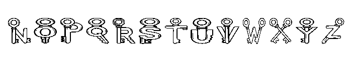 Glenn Regular Font UPPERCASE