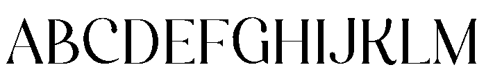 Glenth Font UPPERCASE