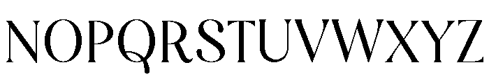 Glenth Font UPPERCASE