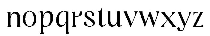 Glenth Font LOWERCASE