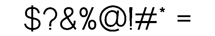 Glevia Font OTHER CHARS