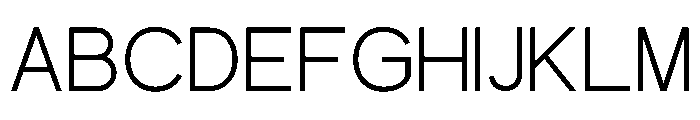 Glevia Font UPPERCASE