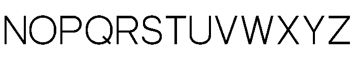 Glevia Font UPPERCASE
