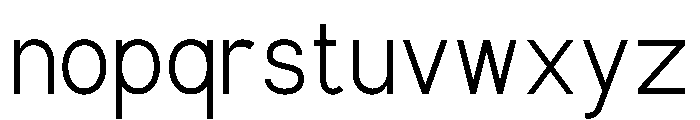 Glevia Font LOWERCASE