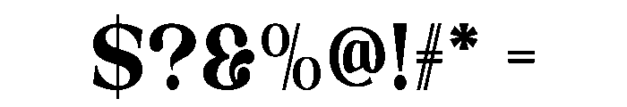 Glide Orwate Font OTHER CHARS