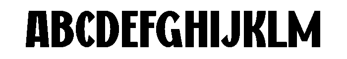 Gligatr Font UPPERCASE