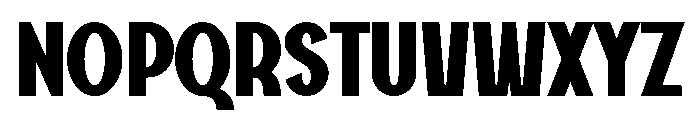 Gligatr Font UPPERCASE