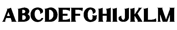 Glimolle-Regular Font UPPERCASE