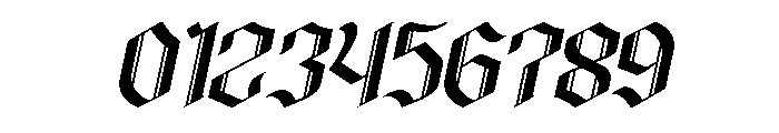 Glimore Italic Font OTHER CHARS