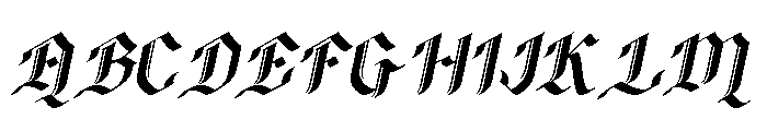 Glimore Italic Font UPPERCASE