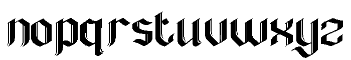 Glimore Regular Font LOWERCASE