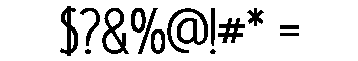 Glimorin Regular Font OTHER CHARS
