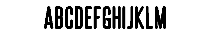 Glincht Font UPPERCASE