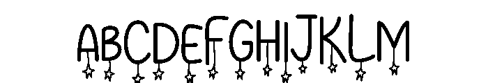 Glint Notes Font UPPERCASE