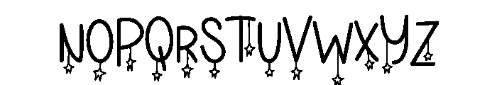 Glint Notes Font UPPERCASE