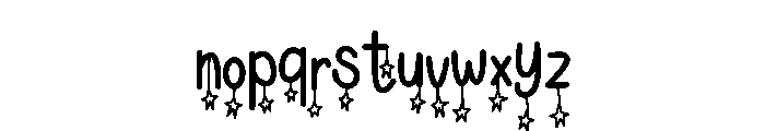 Glint Notes Font LOWERCASE