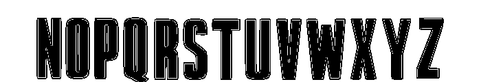 Glitch Destroy Regular Font LOWERCASE