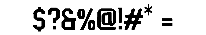 Glitch Fraktur Font OTHER CHARS