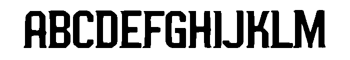 Glitch Fraktur Font UPPERCASE