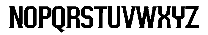 Glitch Fraktur Font UPPERCASE