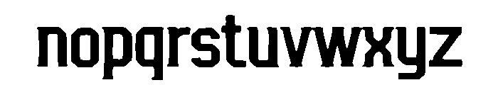 Glitch Fraktur Font LOWERCASE