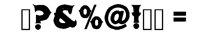 Gliter Grinchmas Regular Font OTHER CHARS