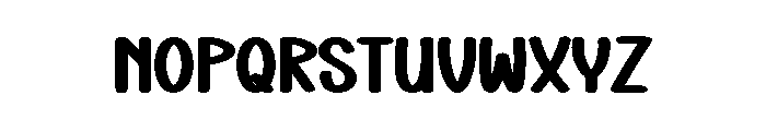 Glitery Font UPPERCASE