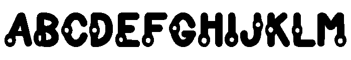 Glitter Grass Regular Font UPPERCASE