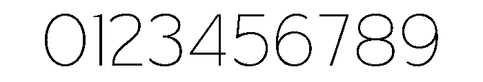 Gloft Thin Font OTHER CHARS