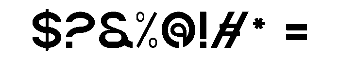 Glofte Font OTHER CHARS