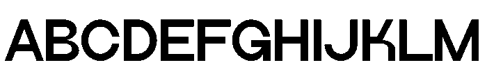 Glofte Font UPPERCASE