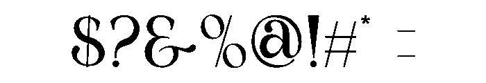 Glomen Font OTHER CHARS