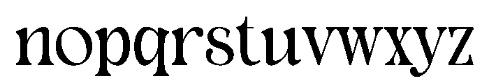 Glomen Font LOWERCASE