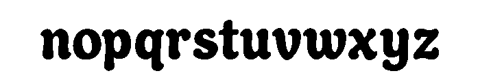 Gloomy Arcade Regular Font LOWERCASE