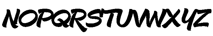 Glops Font LOWERCASE