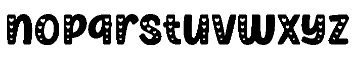 Glora Heart Font LOWERCASE