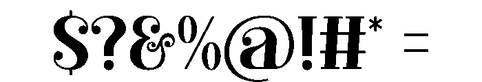 Gloria Christmas Font OTHER CHARS