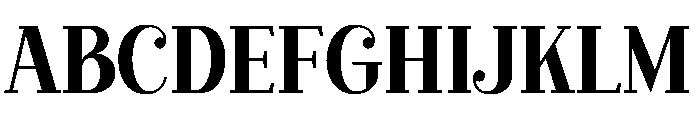 Gloria Christmas Font UPPERCASE