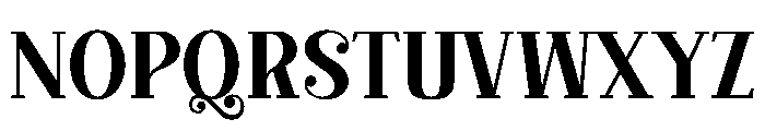 Gloria Christmas Font LOWERCASE