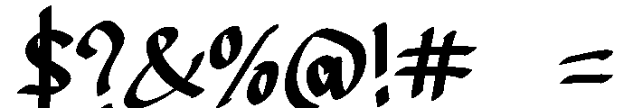 Gloriay Font OTHER CHARS