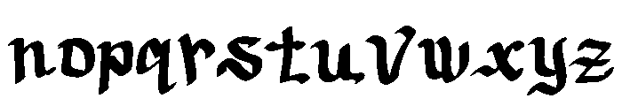 Gloriay Font LOWERCASE