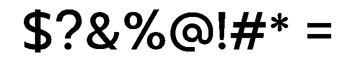Glorida Regular Font OTHER CHARS