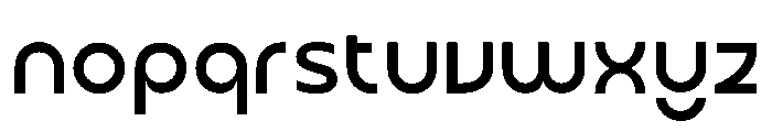 Glorida Regular Font LOWERCASE