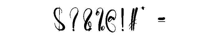 Glorify Valentine Font OTHER CHARS