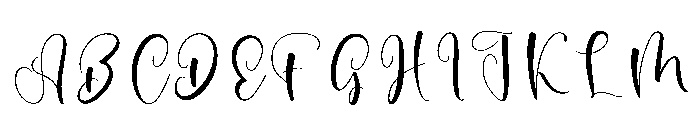 Glorify Valentine Font UPPERCASE