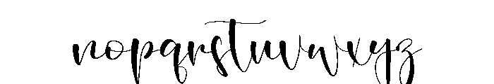 Glorify Valentine Font LOWERCASE