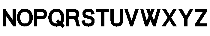 Glorivate Black Font LOWERCASE